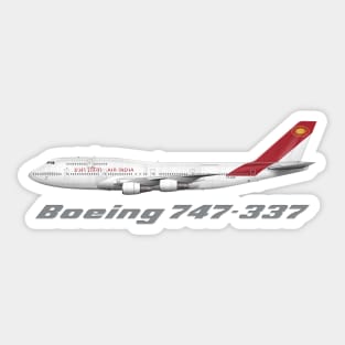 Air India 747-300 Tee Shirt Version Sticker